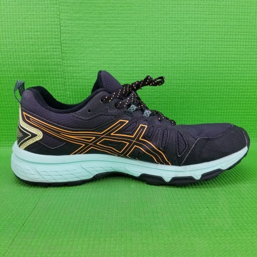 ✅ Womens 9 Asics Gel Venture 7 1012A477 Black Running Shoes Athletic Sneakers - Picture 6 of 12